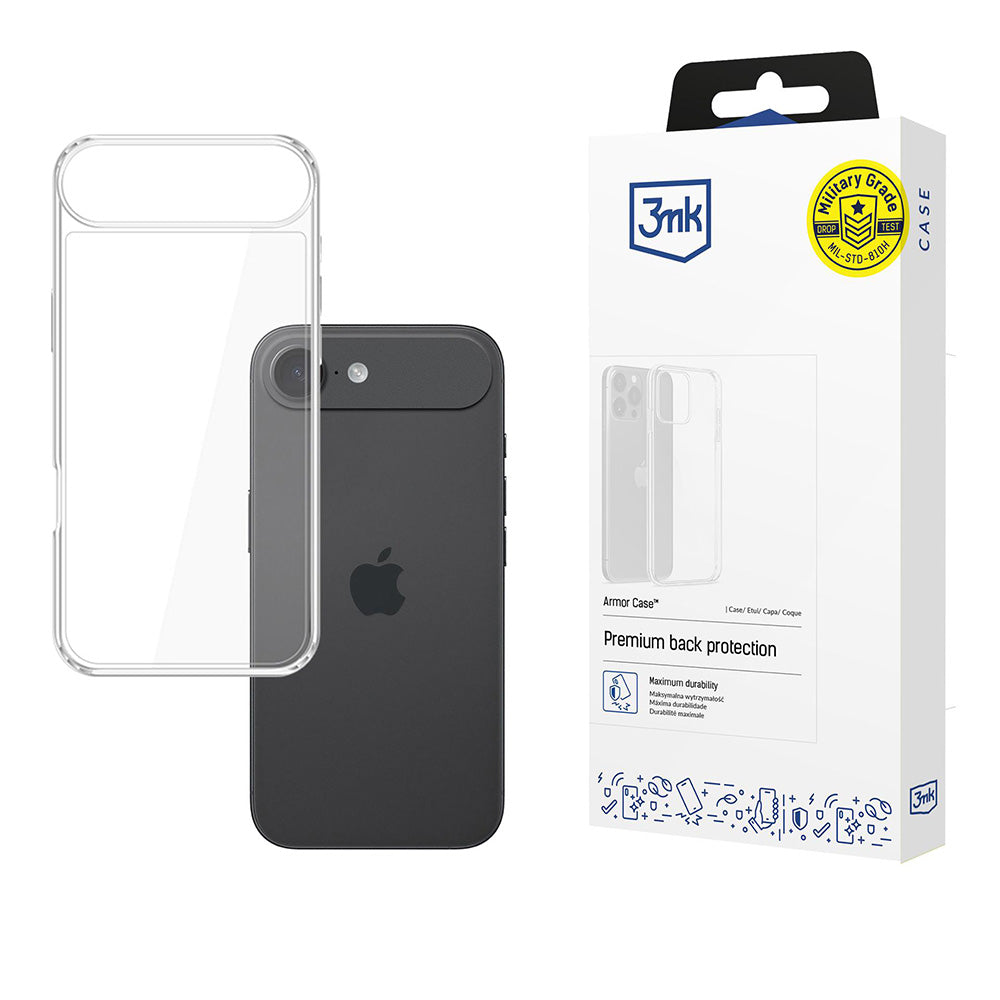 Θήκη για Apple iPhone 17 Air, 3MK, Armor, Διάφανη