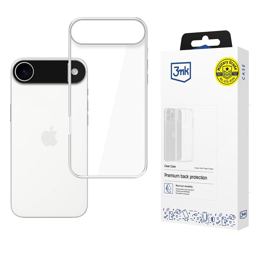 Θήκη για Apple iPhone 17 Air, 3MK, Διαφανής, Διάφανη