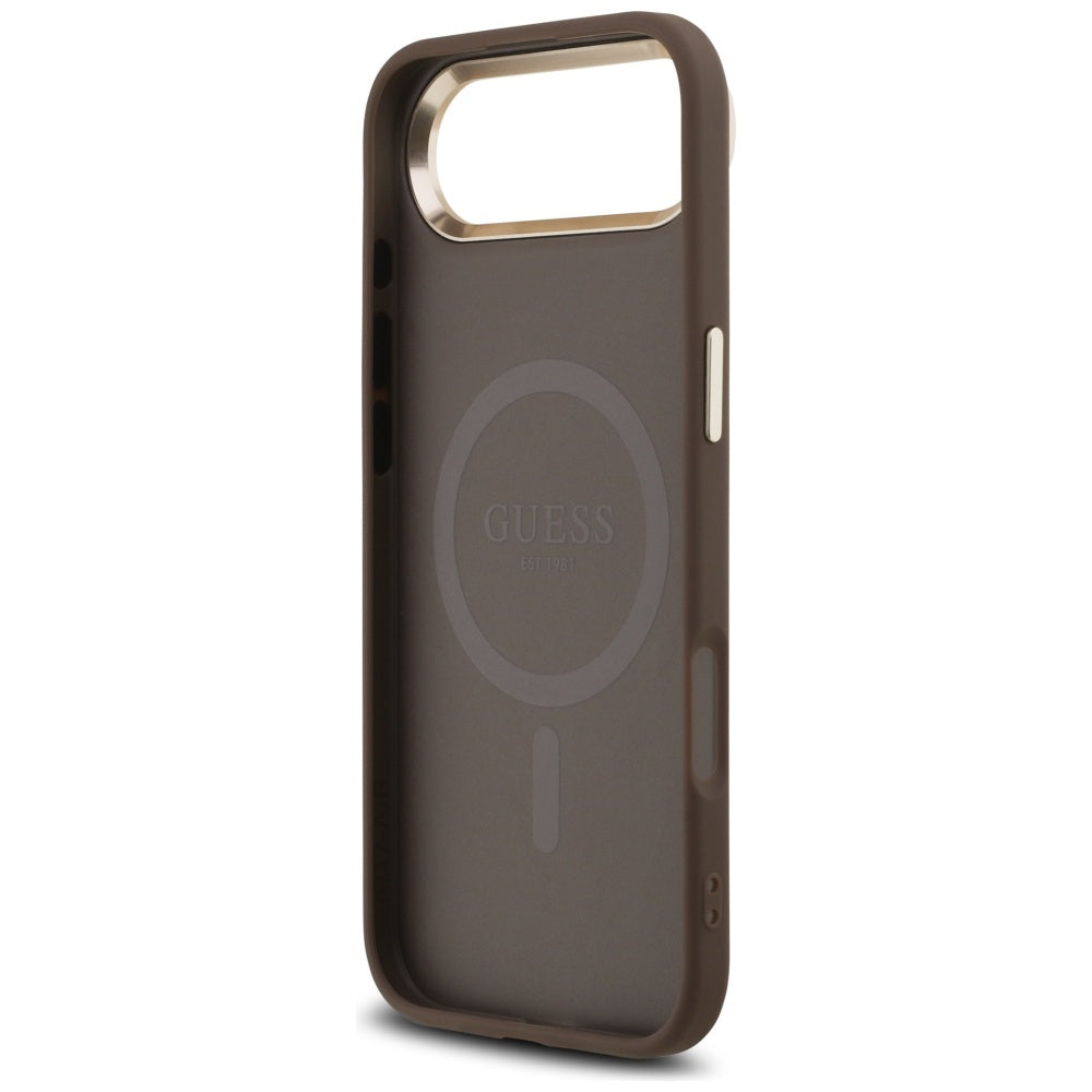 Θήκη για Apple iPhone 17 Air, Guess, 4G Triangle Logo, Χρυσοκαφέ