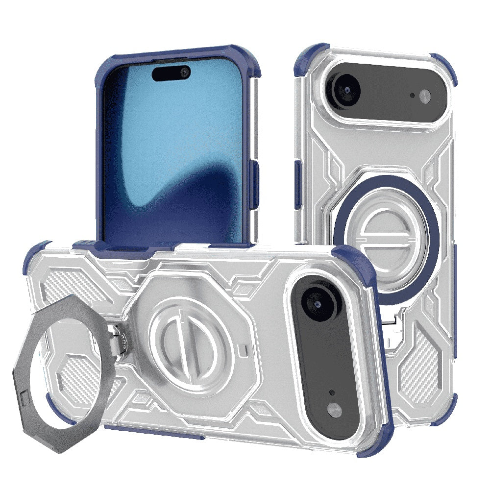 Θήκη για Apple iPhone 17 Air, Techsuit, Carbon Shield Pro, Μπλε