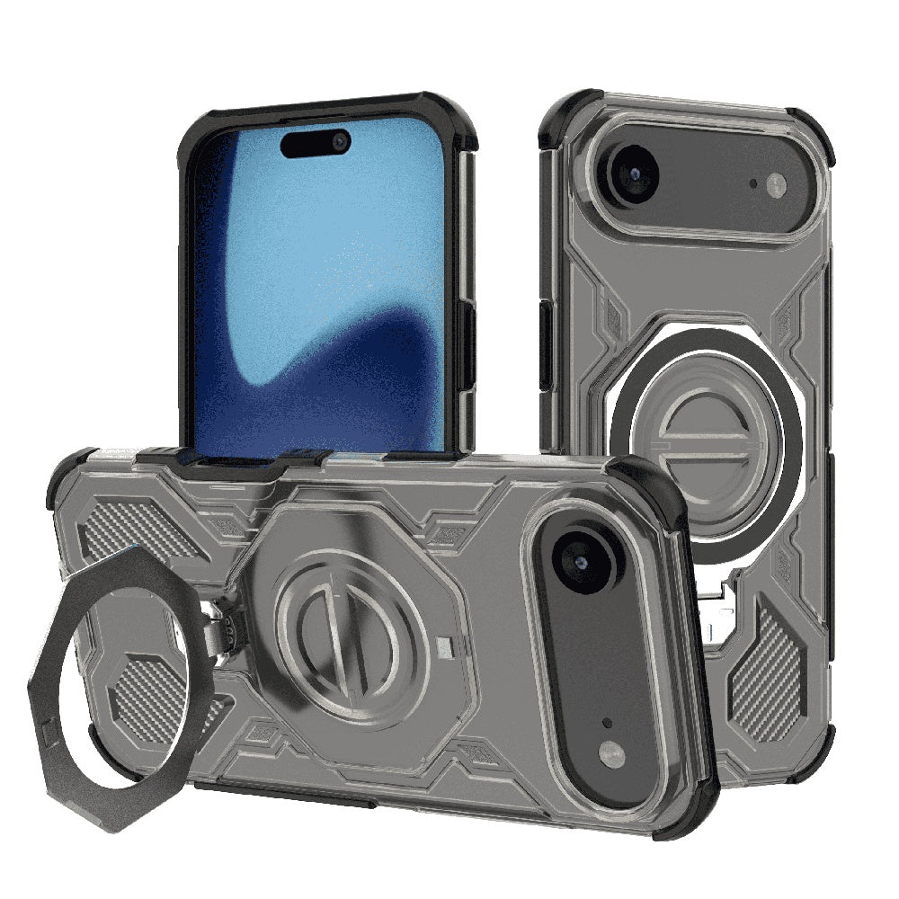 Θήκη για Apple iPhone 17 Air, Techsuit, Carbon Shield Pro, Καπνιστό