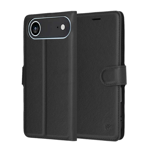 Θήκη για Apple iPhone 17 Air, Techsuit, Leather Folio, Μαύρη