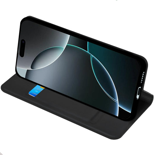 Θήκη για Apple iPhone 17 Air, Techsuit, Magskin Book, Μαύρη