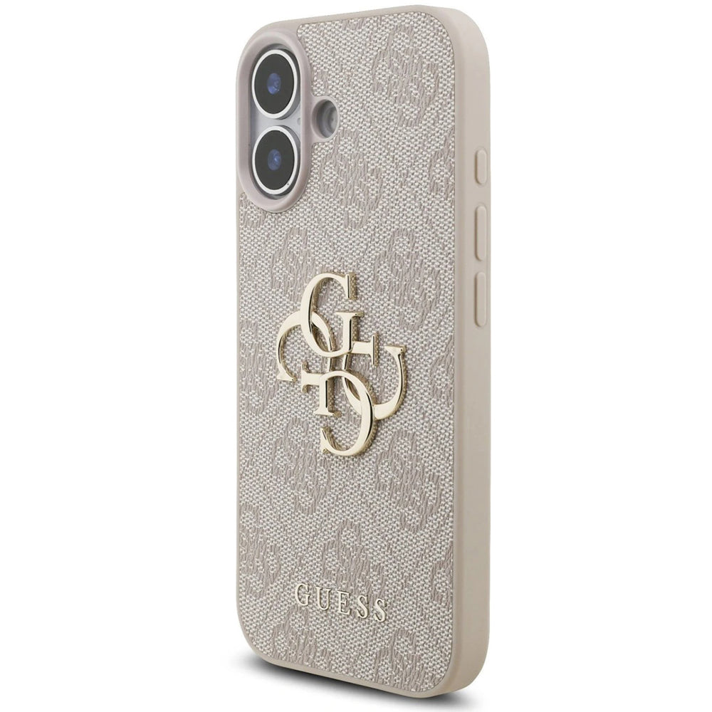 Θήκη για Apple iPhone 17, Guess, 4G Classic Logo with Strap, Ροζ