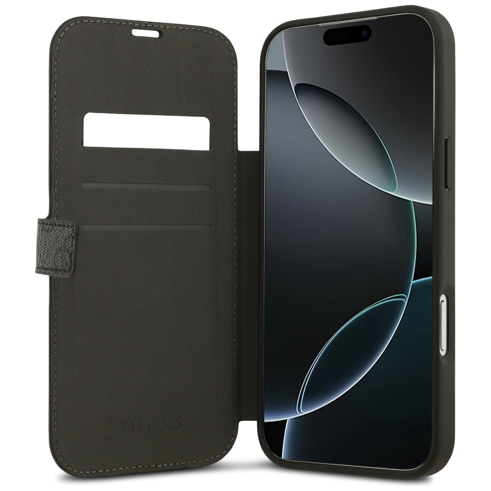 Θήκη για Apple iPhone 17, Guess, 4G Metal Logo, Μαύρη