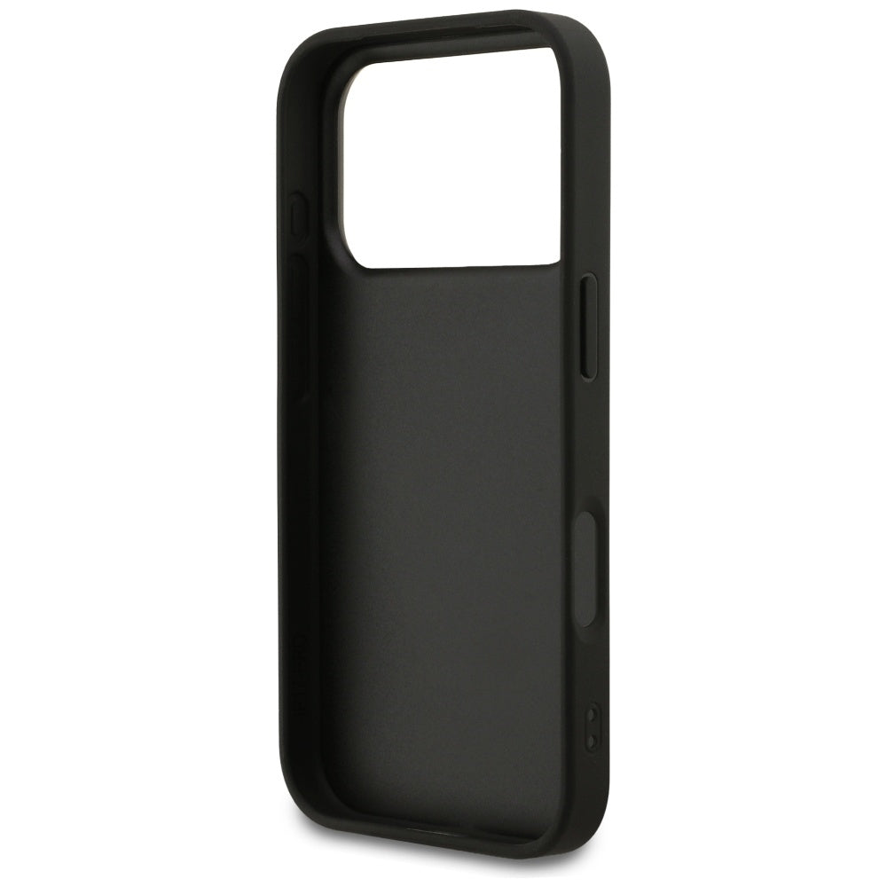 Θήκη για Apple iPhone 17 Pro, Guess, 4G Classic, Μαύρη