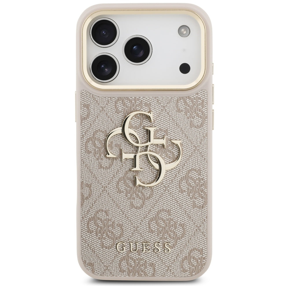 Θήκη για Apple iPhone 17 Pro, Guess, Big 4G Classic Logo with Big Strap, Ροζ