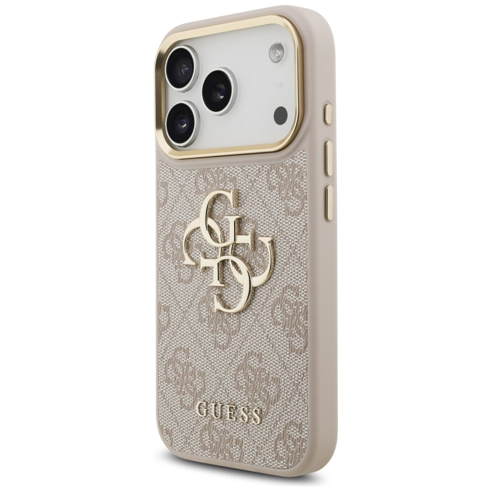 Θήκη για Apple iPhone 17 Pro, Guess, Big 4G Classic Logo with Big Strap, Ροζ