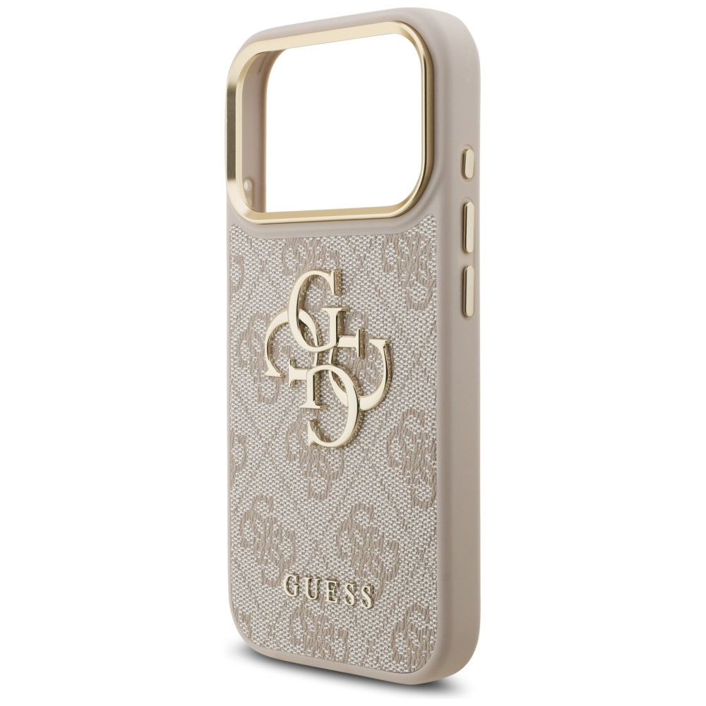 Θήκη για Apple iPhone 17 Pro, Guess, Big 4G Classic Logo with Big Strap, Ροζ