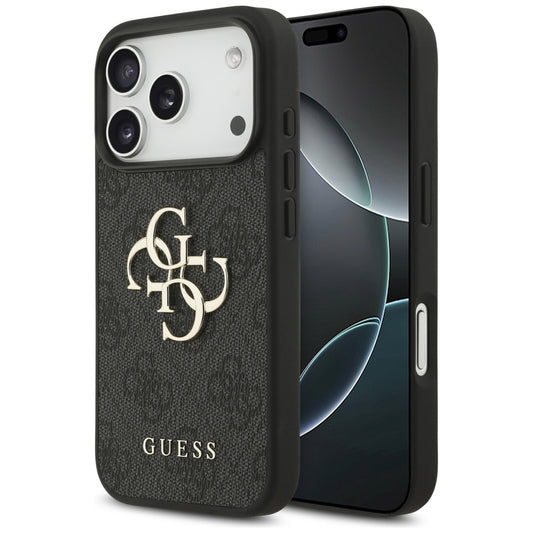 Θήκη για Apple iPhone 17 Pro Max, Guess, 4G Big Logo, Μαύρη