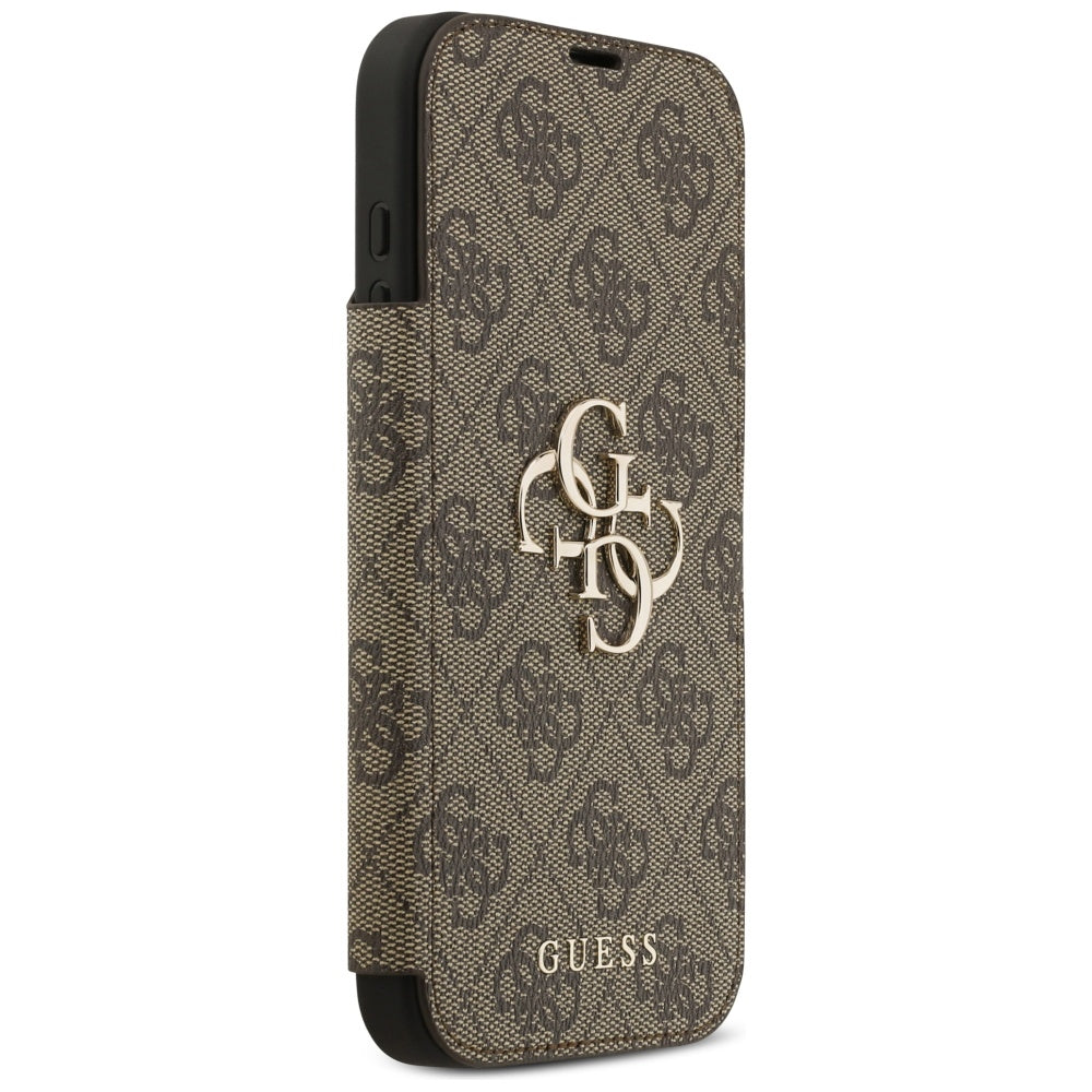 Θήκη για Apple iPhone 17 Pro Max, Guess, 4G Metal Logo, Καφέ
