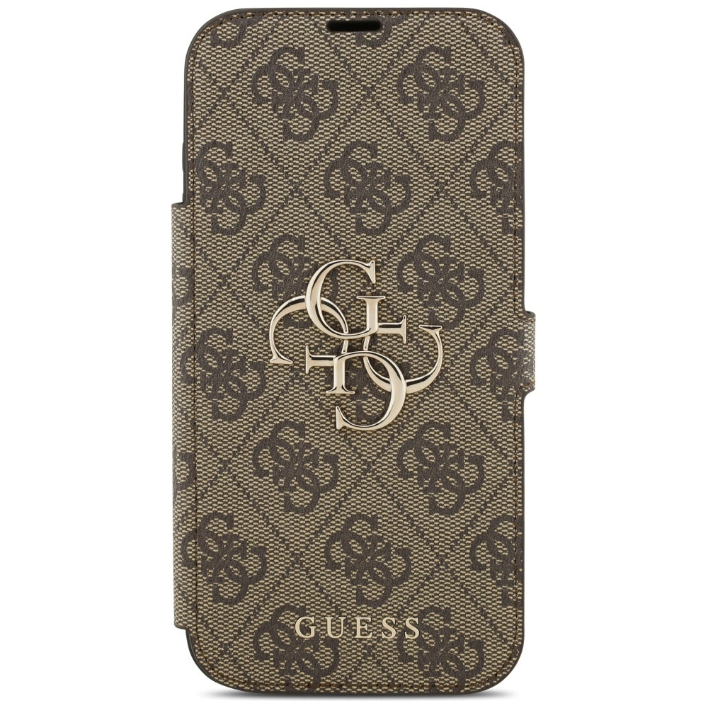 Θήκη για Apple iPhone 17 Pro Max, Guess, 4G Metal Logo, Καφέ