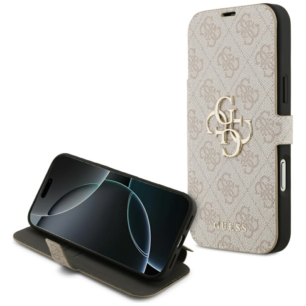 Θήκη για Apple iPhone 17 Pro Max, Guess, 4G Metal Logo, Ροζ