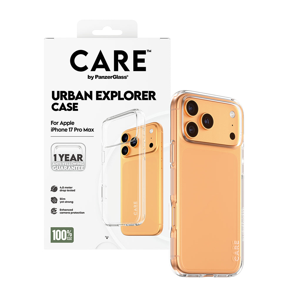 Θήκη για Apple iPhone 17 Pro Max, PanzerGlass, Care Urban Explorer, Διαφανής