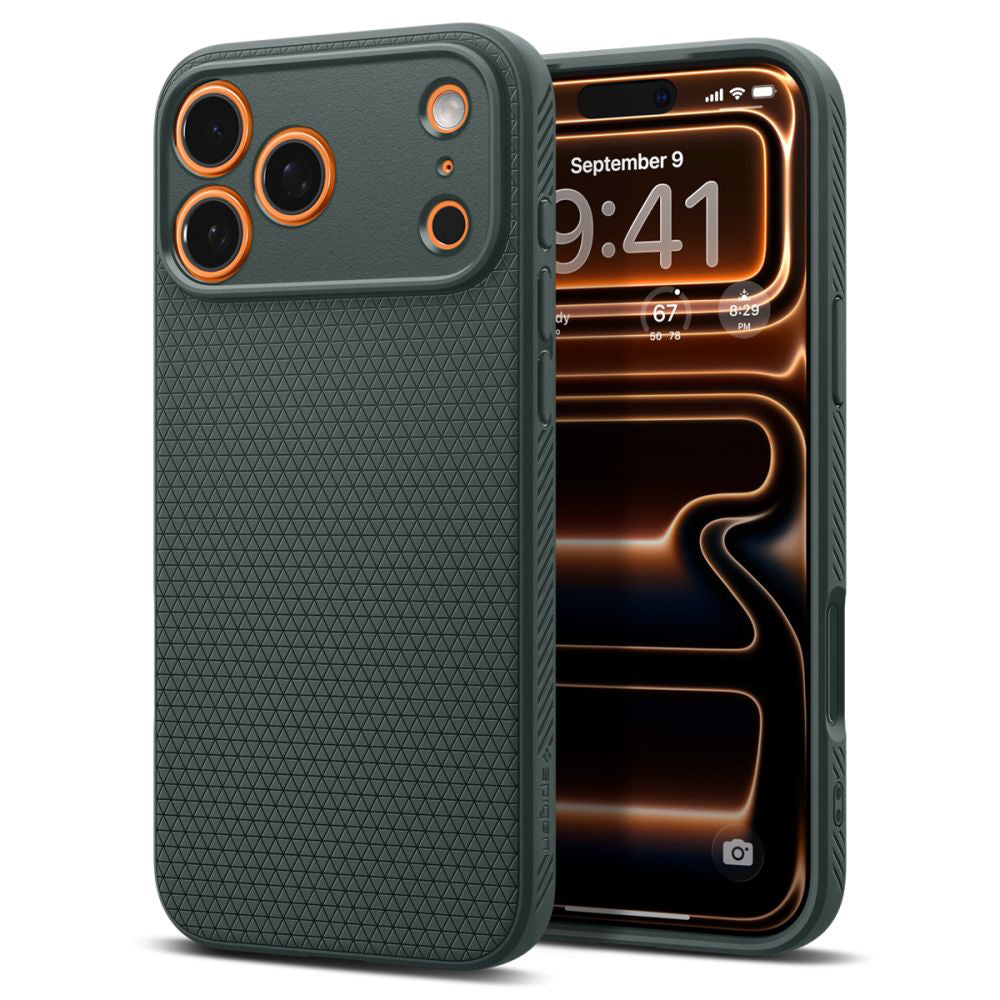 Θήκη για Apple iPhone 17 Pro Max, Spigen, Liquid Air, Πράσινο ACS10267