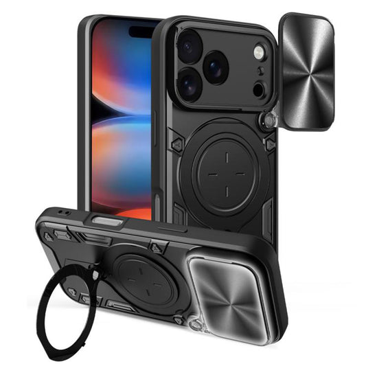 Θήκη για Apple iPhone 17 Pro Max, Techsuit, CamGuard Pro, Μαύρη