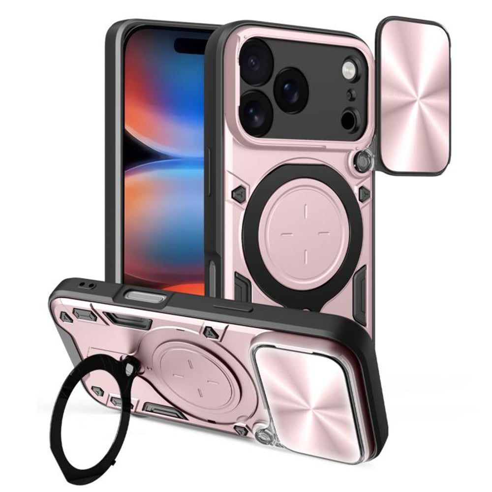 Θήκη για Apple iPhone 17 Pro Max, Techsuit, CamGuard Pro, Ροζ Χρυσό