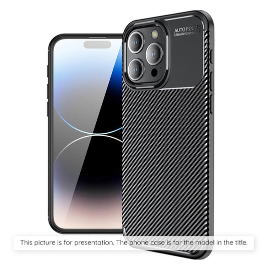 Θήκη για Apple iPhone 17 Pro Max, Techsuit, CarbonFiber, Μαύρη