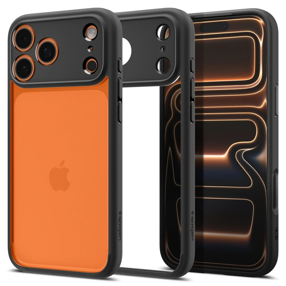 Θήκη για Apple iPhone 17 Pro, Spigen, Ultra Hybrid, Ματ Μαύρη ACS10343