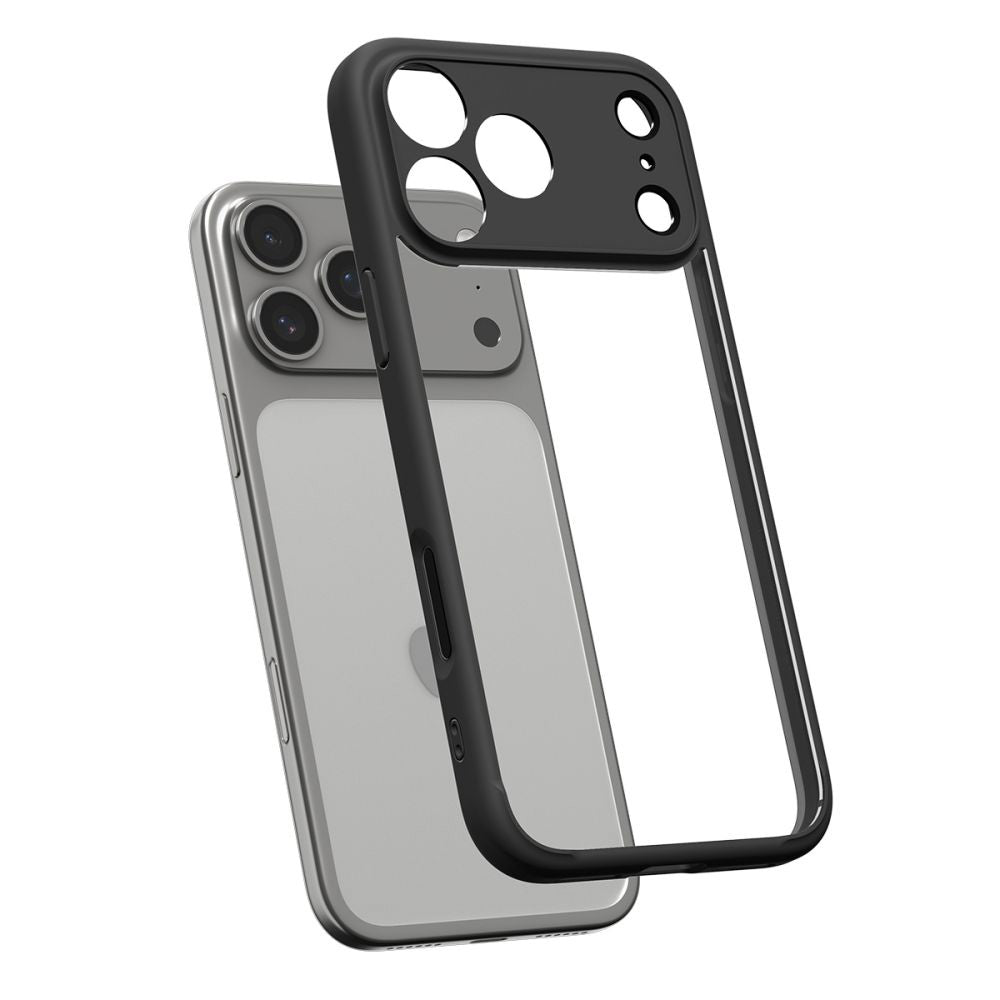 Θήκη για Apple iPhone 17 Pro, Spigen, Ultra Hybrid, Ματ Μαύρη ACS10343