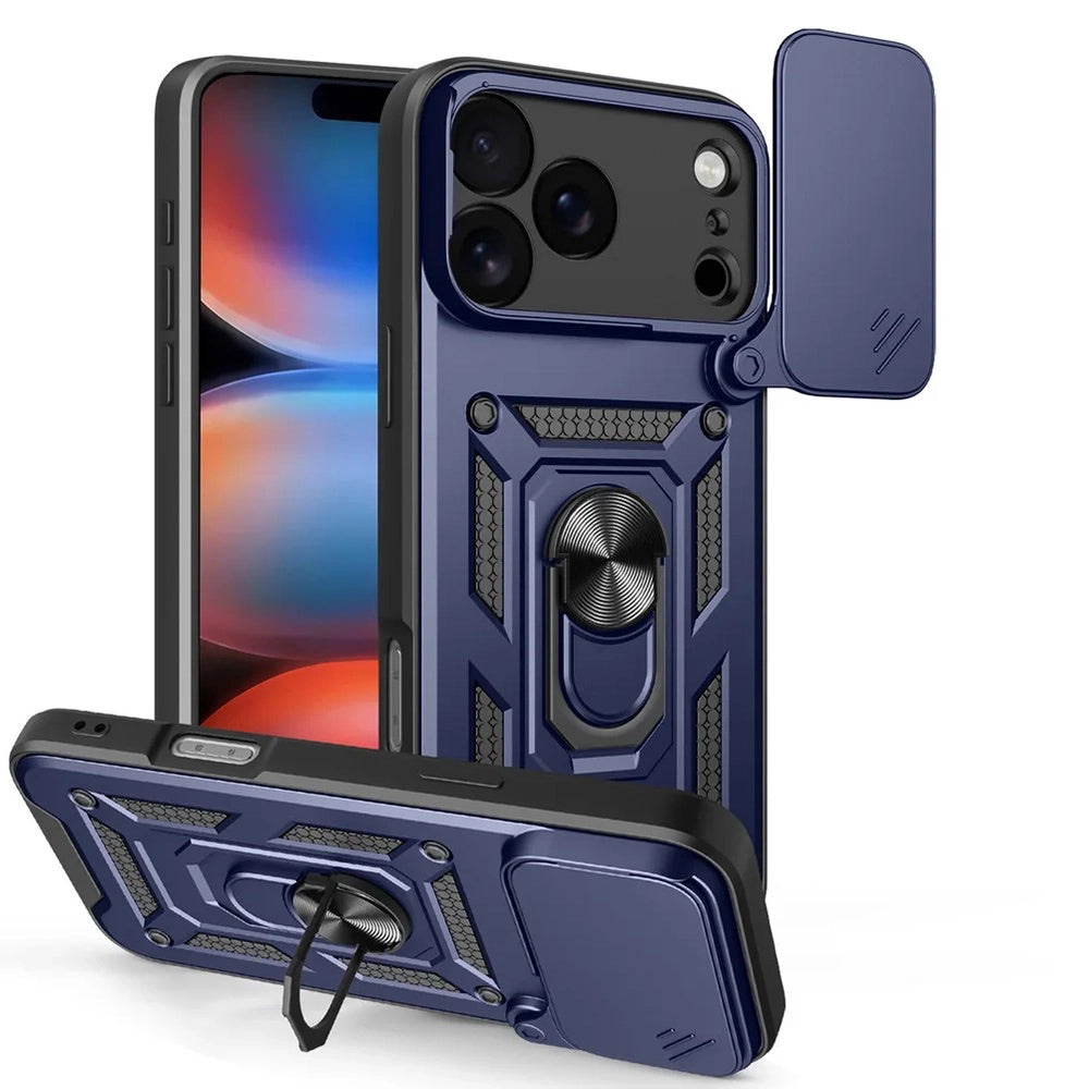 Θήκη για Apple iPhone 17 Pro, Techsuit, CamShield, Μπλε