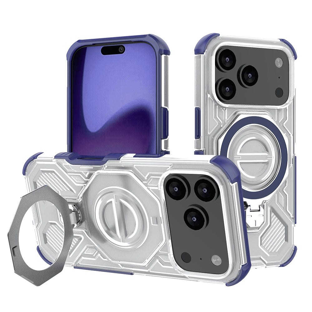 Θήκη για Apple iPhone 17 Pro, Techsuit, Carbon Shield Pro, Μπλε