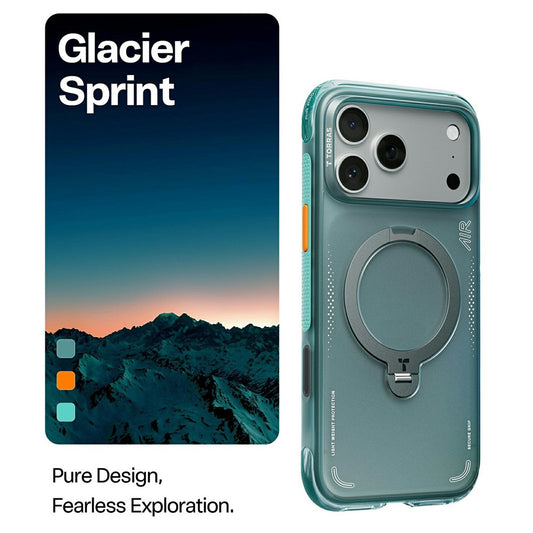 Θήκη για Apple iPhone 17 Pro, Torras, Ostand Spin Air, Πράσινο