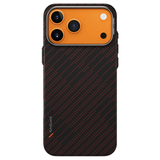 MagSafe Case for Apple iPhone 17 Pro, UNIQ, Keva MagClick, Black Red
