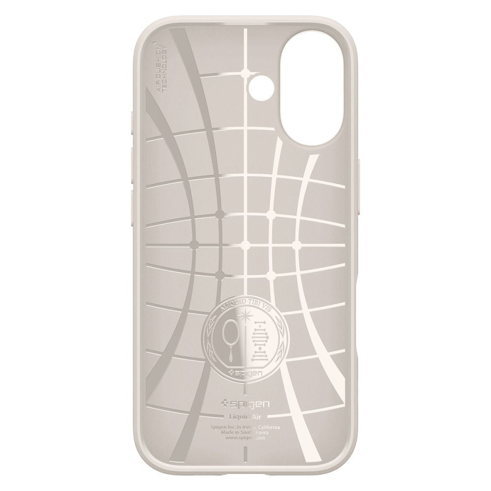 Case for Apple iPhone 17, Spigen, Liquid Air, Beige ACS10372