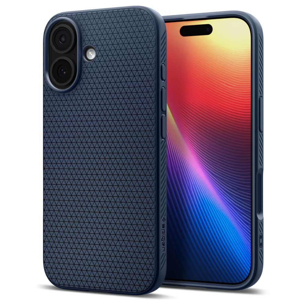 Θήκη για Apple iPhone 17, Spigen, Liquid Air, Μπλε Ναυτικό ACS10370