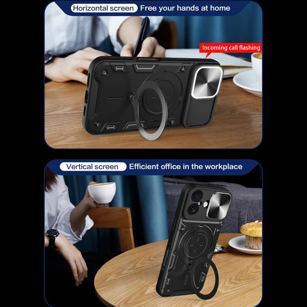 Case for Apple iPhone 17, Techsuit, CamGuard Pro, Blue