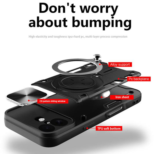 Θήκη για Apple iPhone 17, Techsuit, CamGuard Pro, Μαύρη