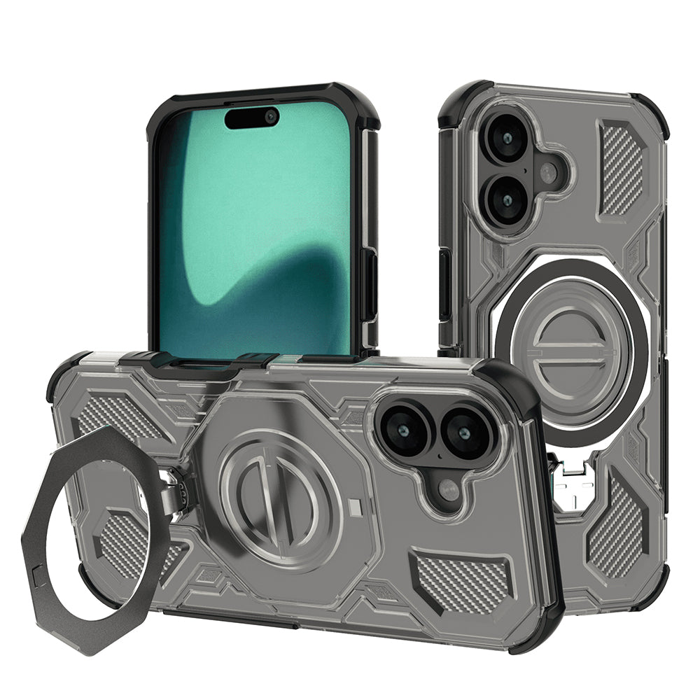 Θήκη για Apple iPhone 17, Techsuit, Carbon Shield Pro, Καπνιστό