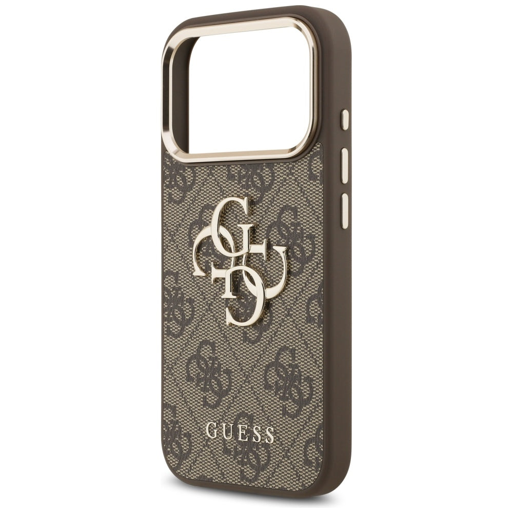 Θήκη για Apple iPhone 18 Pro / 17 Pro, Guess, 4G Big Classic Logo, Καφέ
