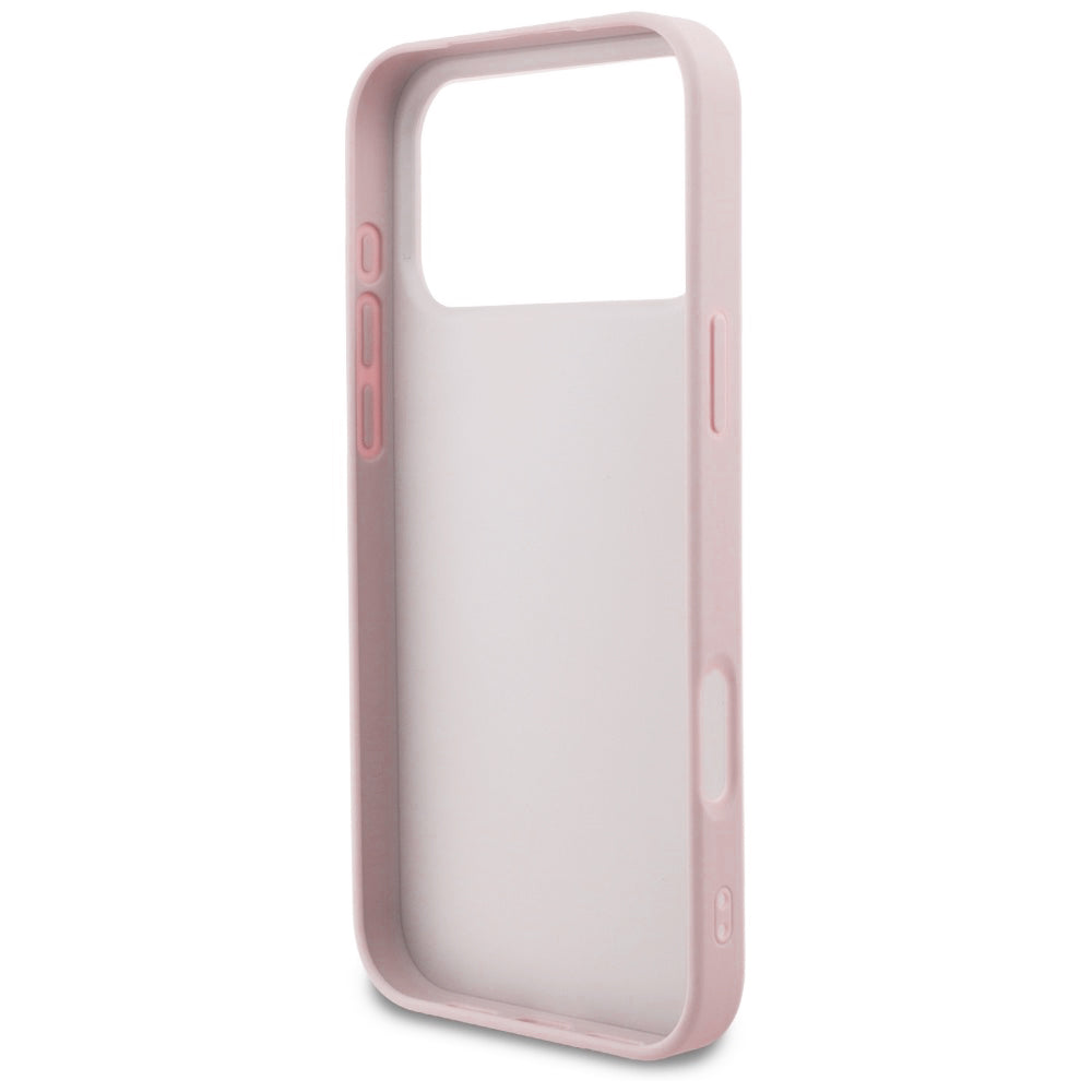 Θήκη για Apple iPhone 18 Pro / 17 Pro, Guess, 4G Classic Logo, Ροζ