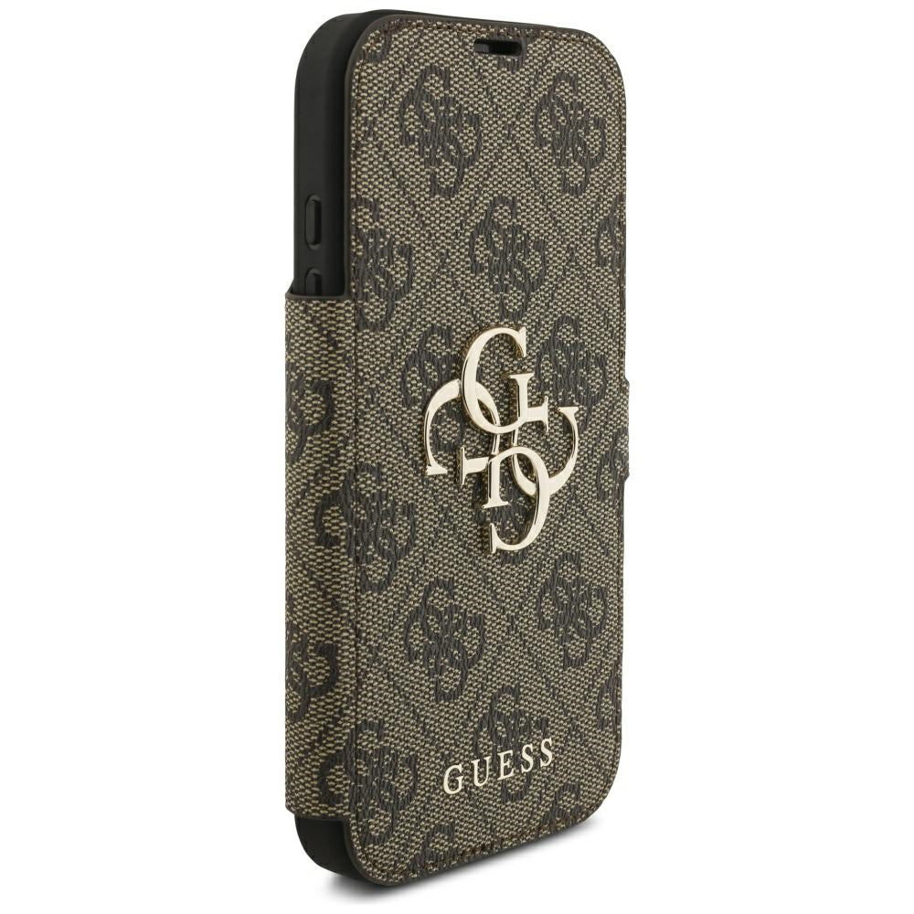 Θήκη για Apple iPhone 18 Pro / 17 Pro, Guess, 4G Μεταλλικό Λογότυπο, Καφέ
