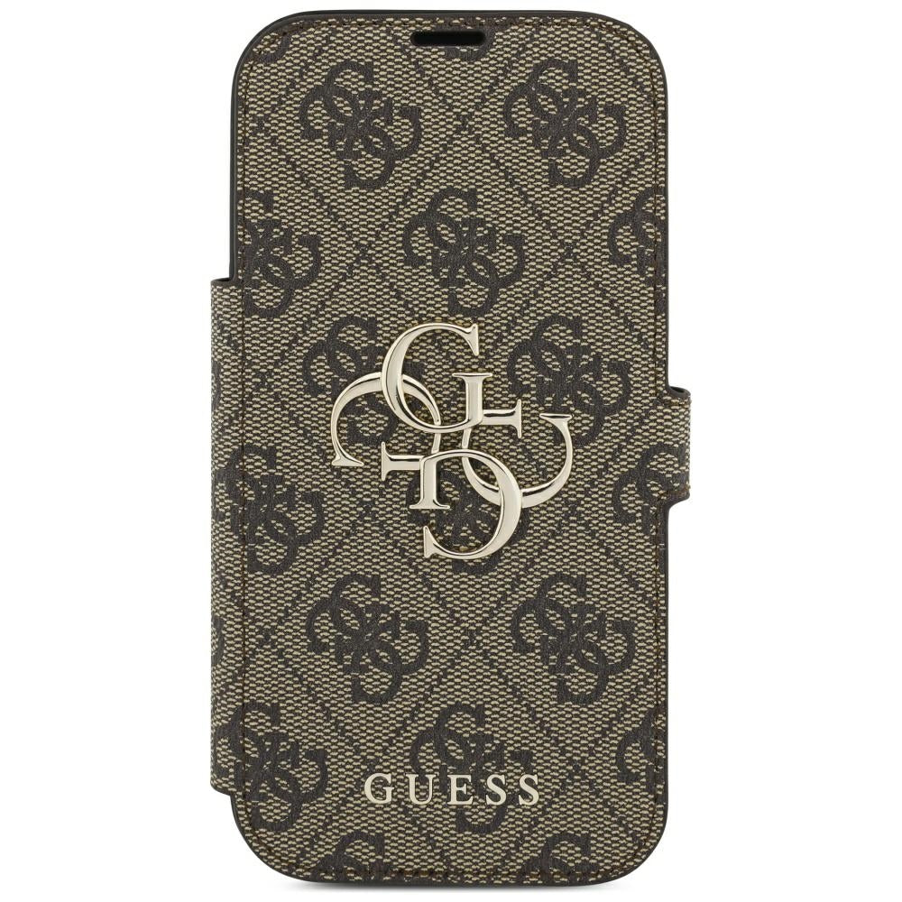 Θήκη για Apple iPhone 18 Pro / 17 Pro, Guess, 4G Μεταλλικό Λογότυπο, Καφέ
