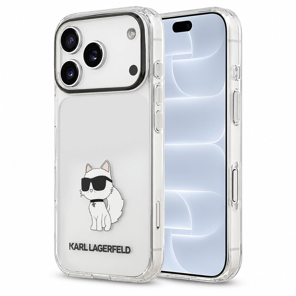 Θήκη για Apple iPhone 18 Pro / 17 Pro, Karl Lagerfeld, IML Choupette NFT, Διαφανής