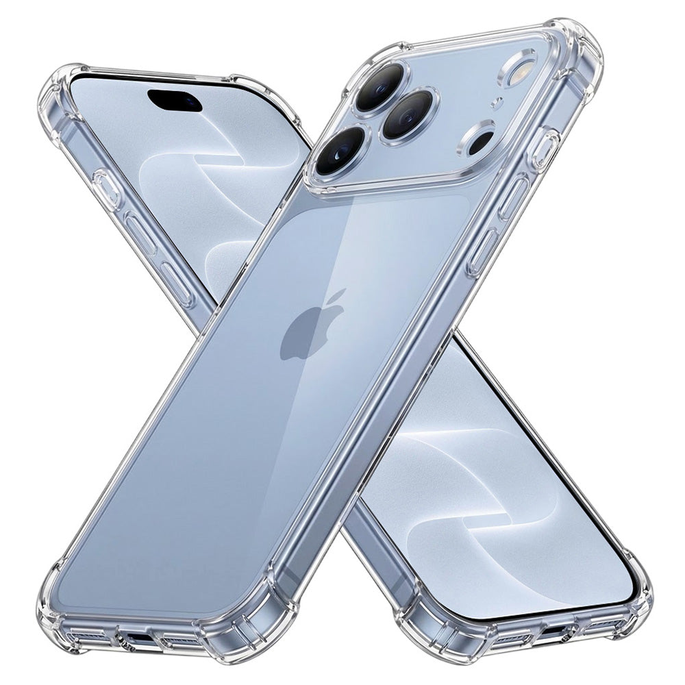 Θήκη για Apple iPhone 18 Pro / 17 Pro, Techsuit, Ανθεκτική σε Κρούσεις Διαφανής, Διάφανη