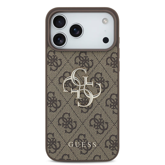Θήκη για Apple iPhone 18 Pro Max / 17 Pro Max, Guess, 4G Big Logo, Καφέ