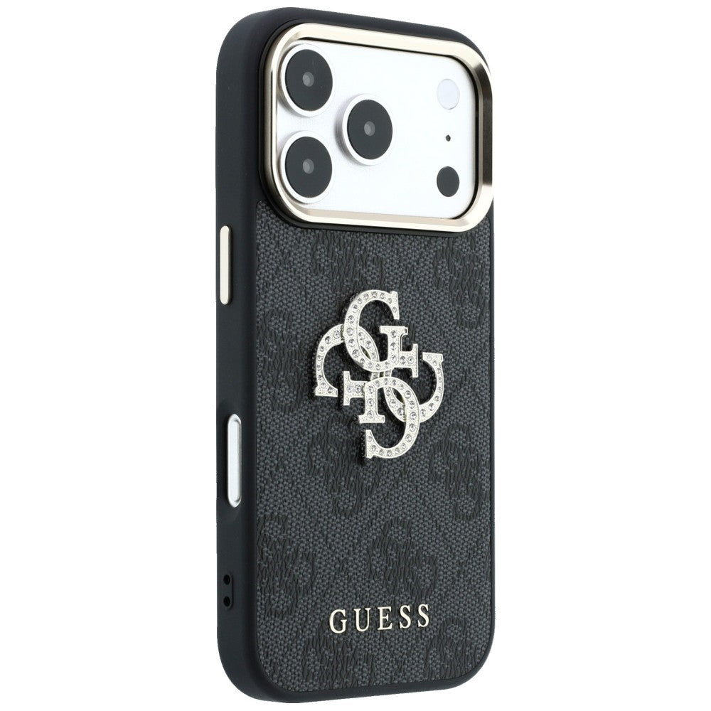 Θήκη για Apple iPhone 18 Pro Max / 17 Pro Max, Guess, 4G Big Strass Logo, Μαύρο