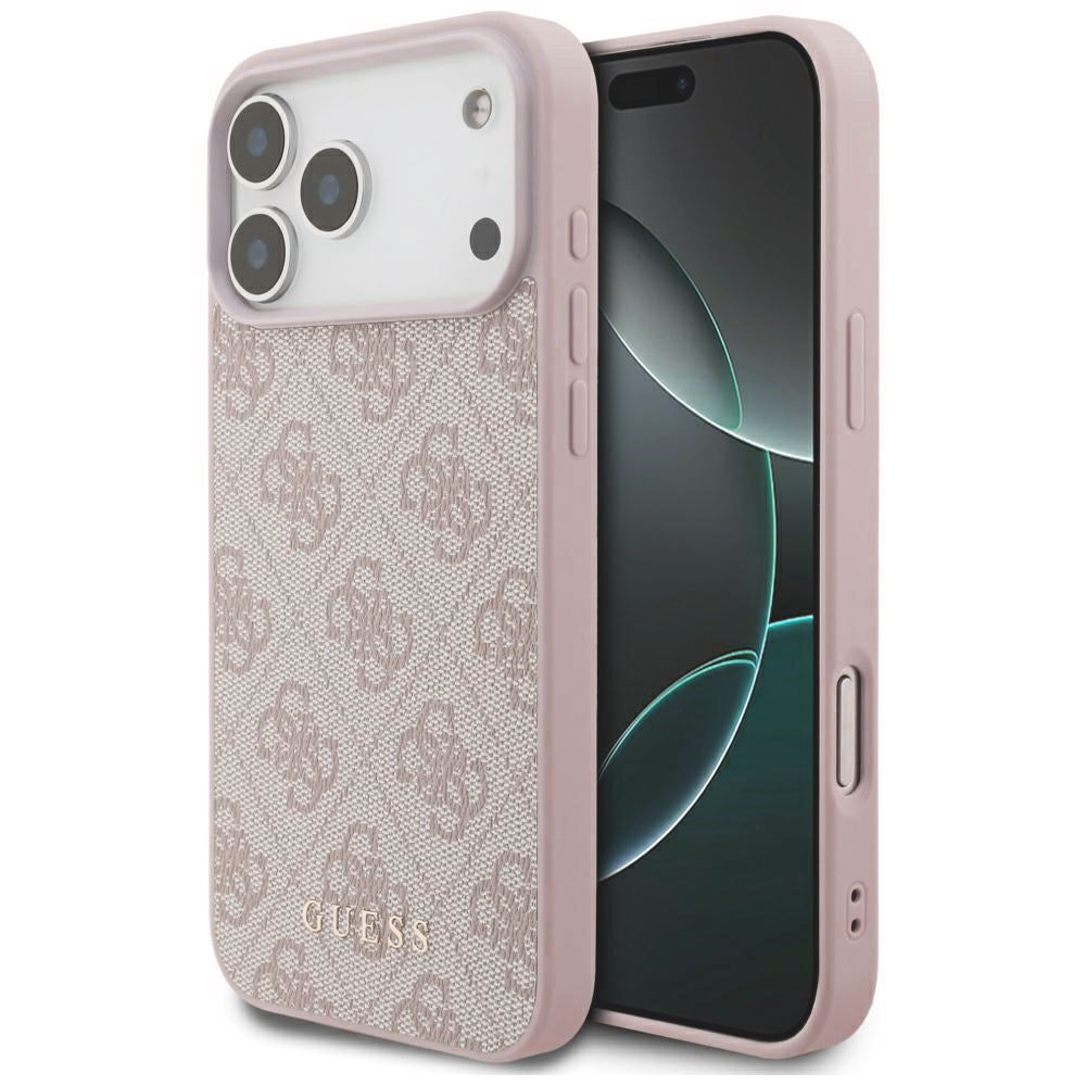 Θήκη για Apple iPhone 18 Pro Max / 17 Pro Max, Guess, 4G Classic Logo, Ροζ