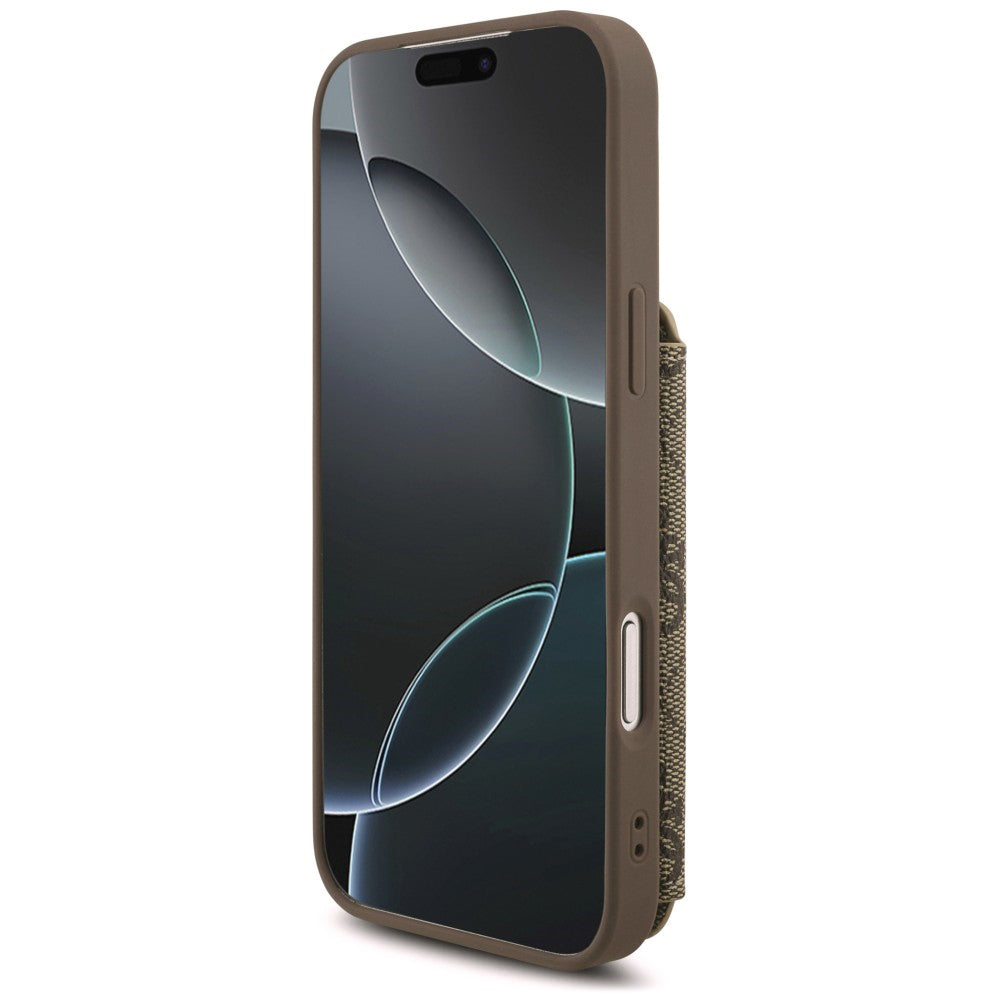 Θήκη για Apple iPhone 18 Pro Max / 17 Pro Max, Guess, 4G Crossbody Cardslot, Καφέ
