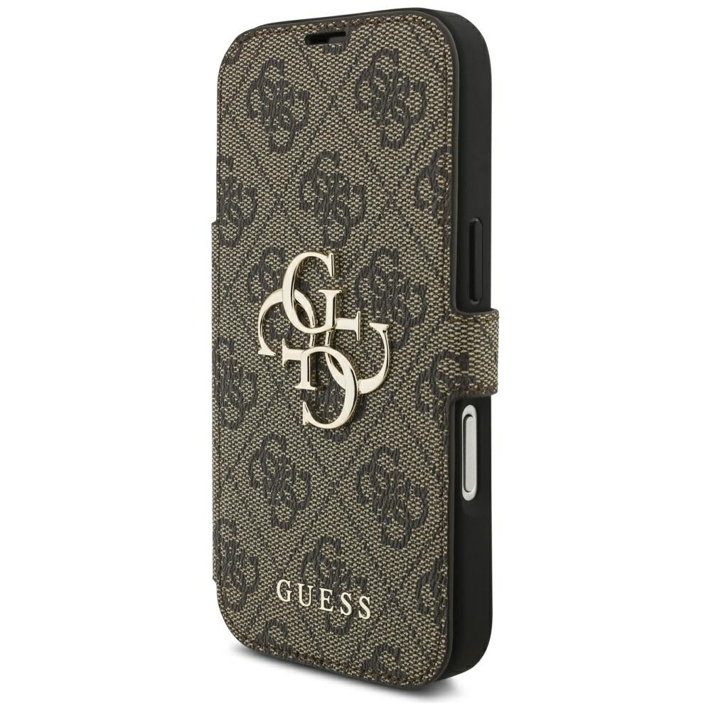 Θήκη για Apple iPhone 18 Pro Max / 17 Pro Max, Guess, 4G Μεταλλικό Λογότυπο, Καφέ