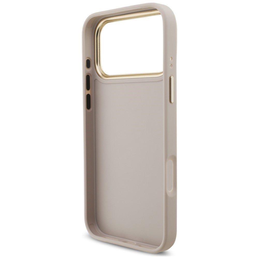 Θήκη για Apple iPhone 18 Pro Max / 17 Pro Max, Guess, Big 4G Classic Logo & Big Strap Metal Buttons, Ροζ