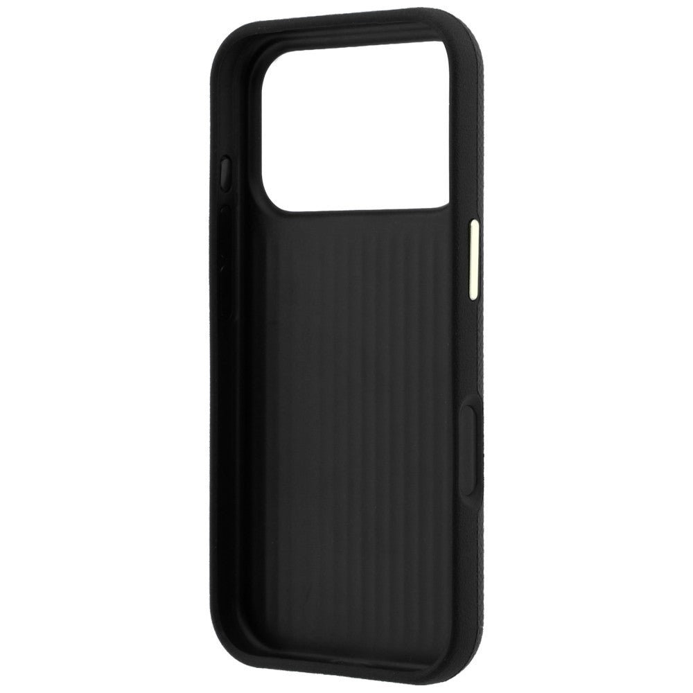 Θήκη για Apple iPhone 18 Pro Max / 17 Pro Max, Guess, Μεγάλο Λογότυπο από Ρητίνη με Υφή, Μαύρο