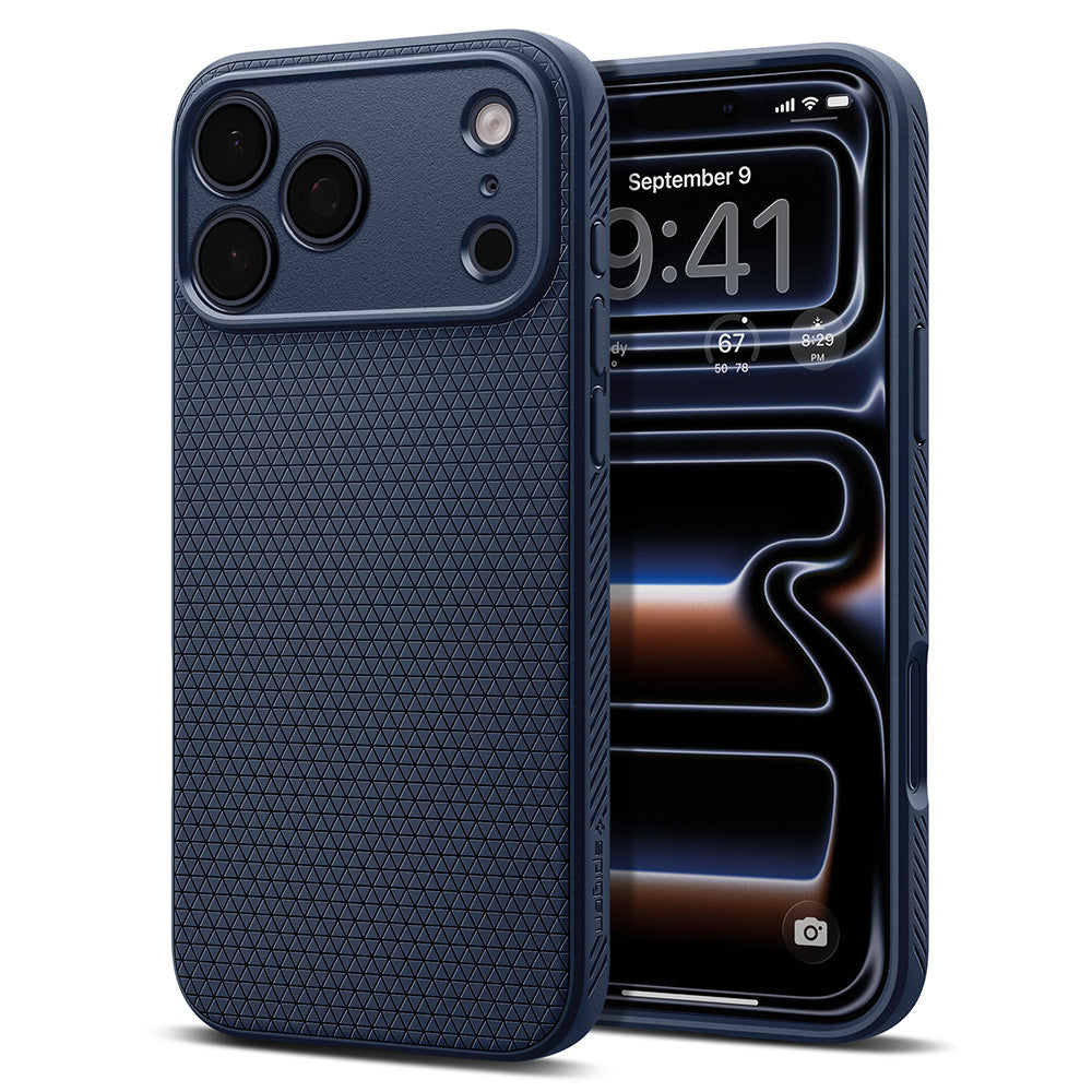 Θήκη για Apple iPhone 18 Pro Max / 17 Pro Max, Spigen, Liquid Air, Μπλε Σκούρο ACS12112