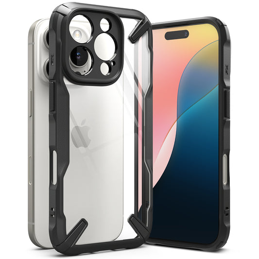 Θήκη για Apple iPhone 16 Pro Max, Ringke, Fusion X, Μαύρο