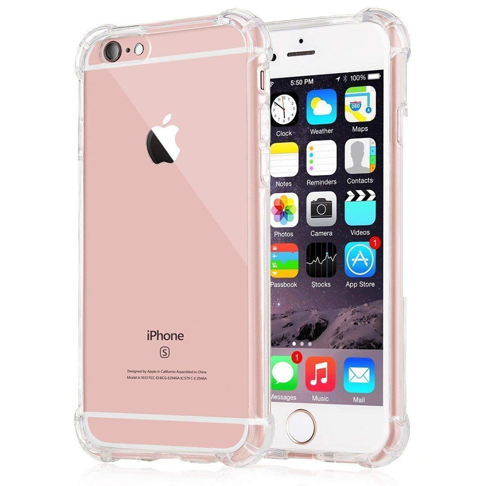 Θήκη για Apple iPhone SE (2016) / 5 / 5s, Techsuit, Ανθεκτική σε Κρούσεις Διαφανής, Διαφάνεια