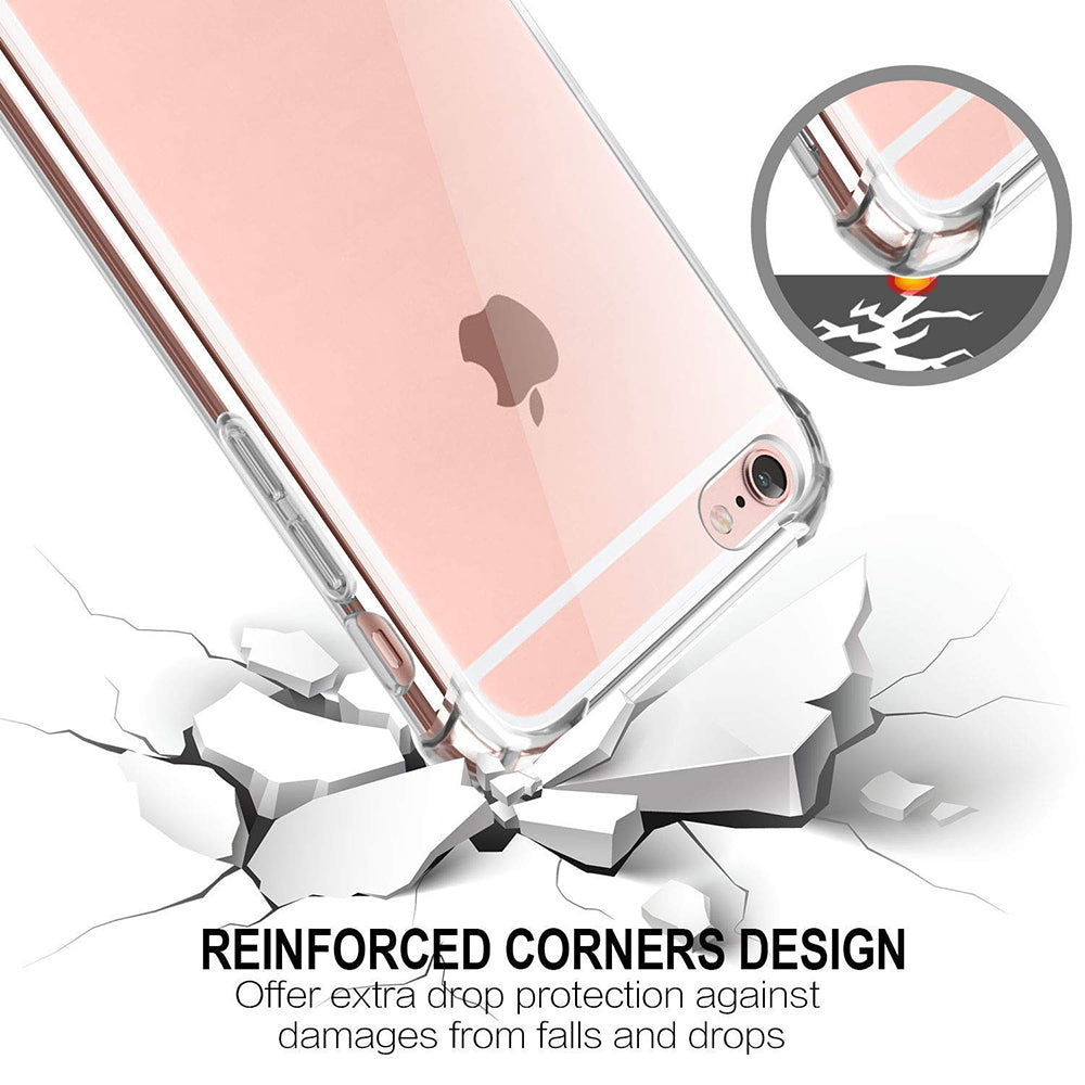 Θήκη για Apple iPhone SE (2016) / 5 / 5s, Techsuit, Ανθεκτική σε Κρούσεις Διαφανής, Διαφάνεια